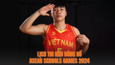 Lịch thi đấu bóng rổ Đại hội Thể thao Học sinh Đông Nam Á lần thứ 13 - ASEAN Schools Games 2024