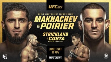 Trực tiếp UFC 302: Islam Makhachev vs Dustin Poirier