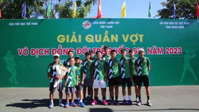 Hơn 2000 vận động viên tranh Cúp tennis Vô địch Đồng đội trẻ Quốc gia 2024