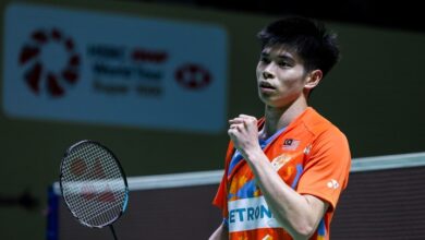 Leong Jun Hao tiếp tục gieo sầu cho chủ giải cầu lông Indonesia Open 2024