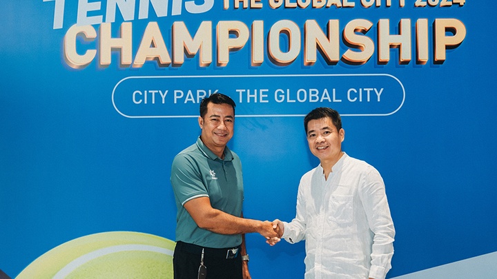 Giải vô địch quần vợt The Global City 2024 lần đầu tiên tổ chức tại trung tâm mới của TPHCM