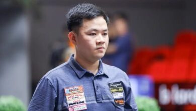 Trần Quyết Chiến, Bao Phương Vinh, Chiêm Hồng Thái, Trần Thanh Lực vào vòng 16 giải billiards Anakara World Cup 2024