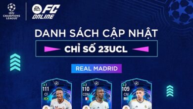 Tăng chỉ số mùa 23 UCL FO4: Cập nhật trong FC Online mới nhất 7/6